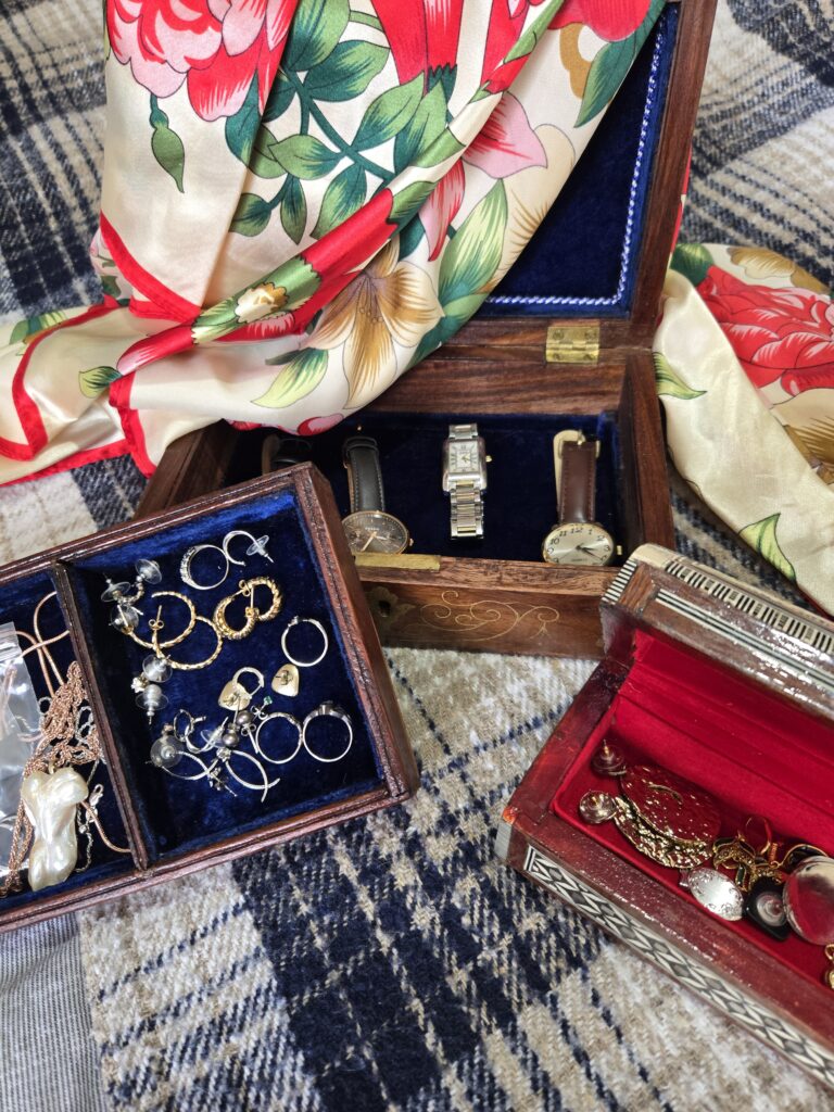 earrings-watches-scarf