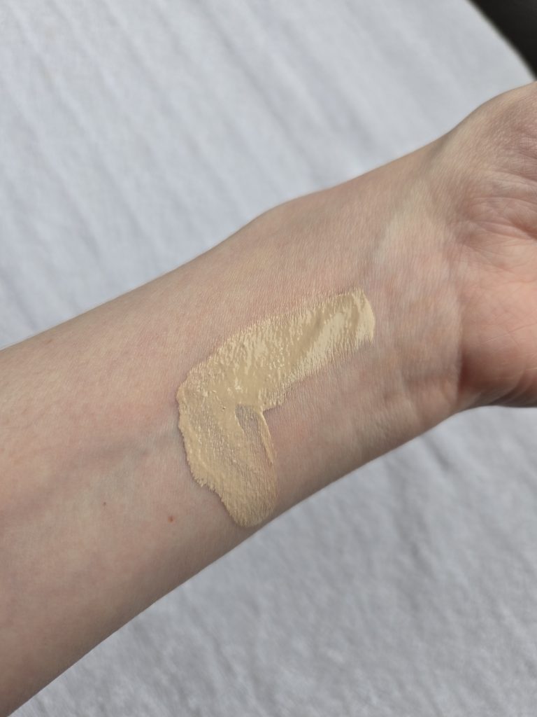 bb cream swatch