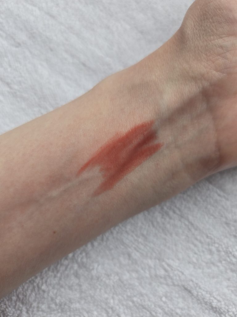 lipstick swatch